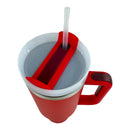 40oz Stainless Steel Tumbler With Handle, Straw, Lid CP4417-1 (6pc)
