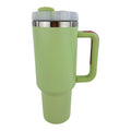 40oz Stainless Steel Tumbler With Handle, Straw, Lid CP4417-1 (6pc)