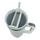 40oz Stainless Steel Tumbler With Handle, Straw, Lid CP4417-1 (6pc)