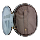 Vegan Leather Classic Print Cosmetic Case Travel BAG FB210. (2PC)