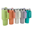 40oz Stainless Steel Tumbler With Handle, Straw, Lid CP4417-1.(6pc)
