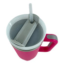 40oz Stainless Steel Tumbler With Handle, Straw, Lid CP4417-1 (6pc)