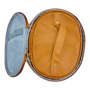Vegan Leather Classic Print Cosmetic Case Travel BAG FB210. (2PC)