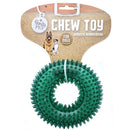Bonita Pet Green Plastic Ring Chew Toy - 5in