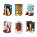 Re-ment :Peanuts Snoopy's Door Story Mini Figure & Playset Colletction-Set of 6pcs(Box)