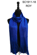 Metallic Scarves MS1911A (12pc)