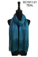 Metallic Scarves MS1911A (12pc)