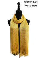 Metallic Scarves MS1911A (12pc)