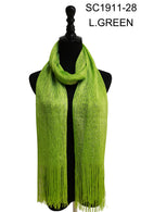Metallic Scarves MS1911A (12pc)