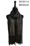 Metallic Scarves MS1911A (12pc)