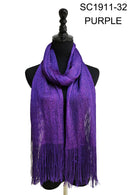 Metallic Scarves MS1911A (12pc)