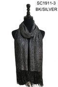 Metallic Scarves MS1911A (12pc)