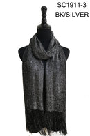 Metallic Scarves MS1911A (12pc)