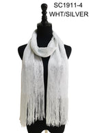 Metallic Scarves MS1911A (12pc)
