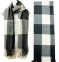 Cashmere Feel Check Pattern Scarves SCF1026-1 (6PC)