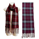Men's Plaid Pattern Scarves SCF6528 (12PC)