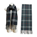 Men's Plaid Pattern Scarves SCF6528 (12PC)