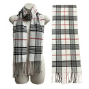 Men's Plaid Pattern Scarves SCF6528 (12PC)