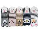 Women's Cute Animal Cartoon Ear Point Socks SS3208-100.(12PC)