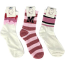 Women's Cute Pink Pattern Socks SS3316-2 (12PC)