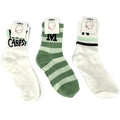 Women's Cute Green Pattern Socks SS3316-9 (12PC)