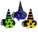 Witch Stripe Flower Costume Party Hat SS3318-10 (6PC)