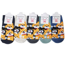 Women's Cute Shiba Dog Cartoon Socks SS3517-2. (12PC)