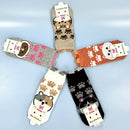 Women's Cute Cat Paw Cartoon Socks SS3517-3 (12PC)