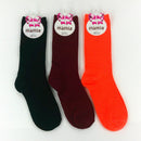 Mamia Women's Color High Socks SS915 (3PC)