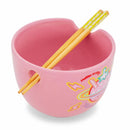 Sanrio Hello Kitty "Kawaii Tokyo" 20-Ounce Ramen Bowl and Chopstick Set