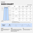 (OPEN PACK) Low Waist Baggy Wide Leg Jeans with Chewed Hem XP7014