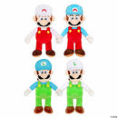 Super Mario 8.5"  Fire & Ice Stuffed Mario? & Luigi Plush-Set of 4