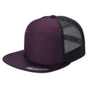 7FTM - 7 Panel Flat Bill Trucker Cap