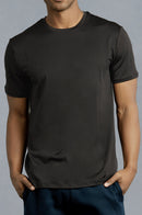 TOP PRO MEN'S ATHLETIC ROUNDNECK T-SHIRT (TAT310_D.GRY)