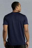 TOP PRO MEN'S ATHLETIC ROUNDNECK T-SHIRT (TAT310_NAVY)