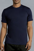TOP PRO MEN'S ATHLETIC ROUNDNECK T-SHIRT (TAT310_NAVY)