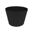 Bonita Home Plastic Black Flower Pot - 9.8x6.8in