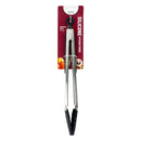Bonita Home Stainless Steel Kitchen Tongs with Silicon Black Tip - 12in