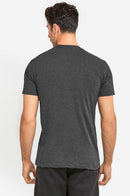 KNOCKER MEN'S HEAVY CREW NECK T-SHIRT (TR800_CH/GR)