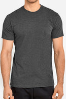 KNOCKER MEN'S HEAVY CREW NECK T-SHIRT (TR800_CH/GR)