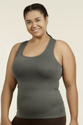 SOFRA LADIES RACERBACK TANK TOP PLUS SIZE (TT700X)