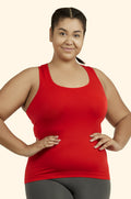 SOFRA LADIES RACERBACK TANK TOP PLUS SIZE (TT700X)