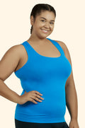 SOFRA LADIES RACERBACK TANK TOP PLUS SIZE (TT700X)