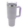 40oz Stainless Steel Tumbler With Handle, Straw, Lid CP4417-1 (6pc)