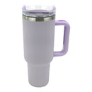 40oz Stainless Steel Tumbler With Handle, Straw, Lid CP4417-1 (6pc)