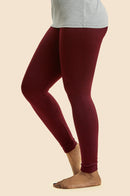 SOFRA LADIES FLEECE LINED LEGGINGS PLUS SIZE (TX700X)