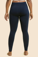 SOFRA LADIES HIGH WAISTED FLEECE LEGGINGS PLUS SIZE (TX701X)