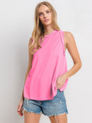 WOMEN'S SLEEVELESS TUNIC TANK TOP
