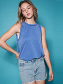 WOMEN'S SLEEVELESS TUNIC TANK TOP