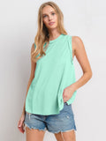 WOMEN'S SLEEVELESS TUNIC TANK TOP